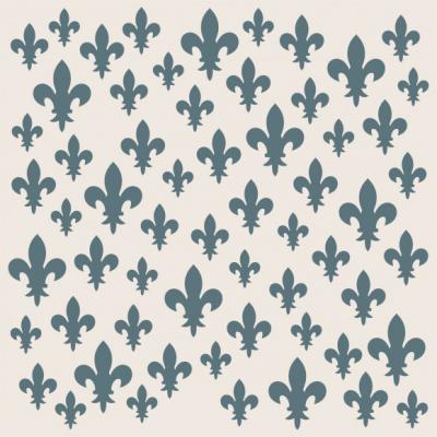 Creative Expressions Stencil - Scattered Fleur de lis